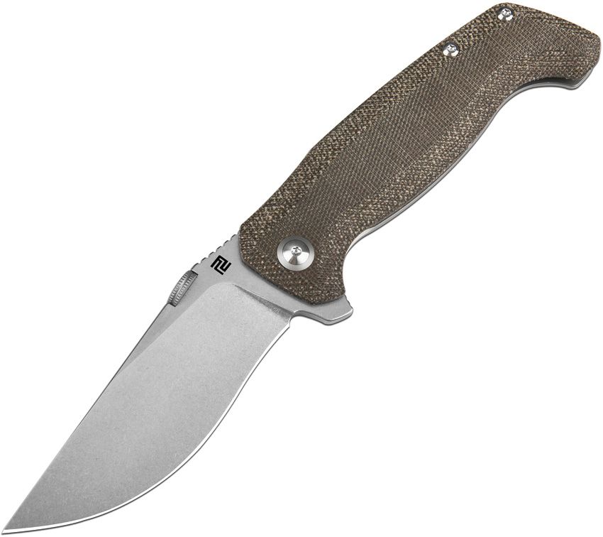 ATZ1864GODG Kami Framelock OD Micarta