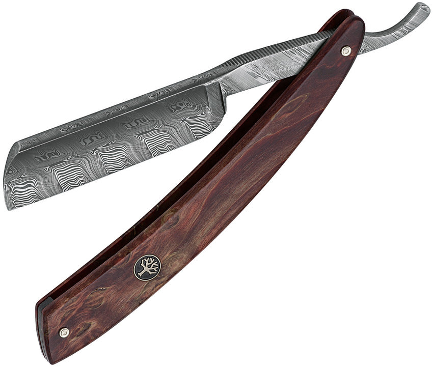 BO140610DAM Damascus Razor Birch