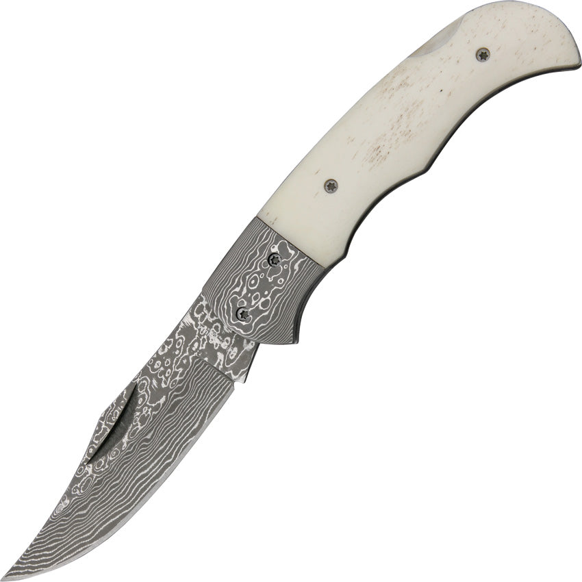 BOM01MB180DAM Damascus Lockback