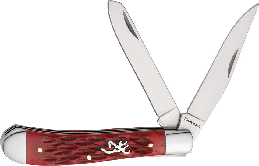 BR0547B Trapper Red Jigged Bone