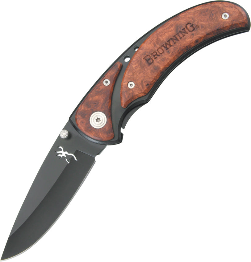 BR068 Framelock Black/Cocobolo