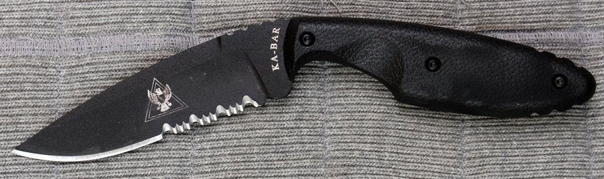 KA1487 KA-BAR TDI ANKLE KNIFE PART SERRATED