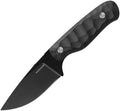ATHMLBKBK Anthem Knives Mule Fixed Blade BLK/BLK