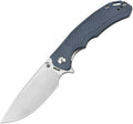 ATZ1702MBUS: Artisan Tradition V2 linerlock, blue-gray G10 handle, 3.5" stonewash S35VN drop point blade