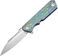 ATZ1703GBU03 Artisan Littoral Linerlock Blue S35VN