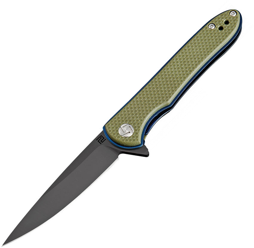ATZ1707PBGN Shark Linerlock D2 Green