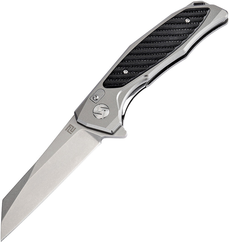 ATZ1809PGBK Megahawk Linerlock Gray D2