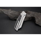 ATZ1809PGBK Megahawk Linerlock Gray D2