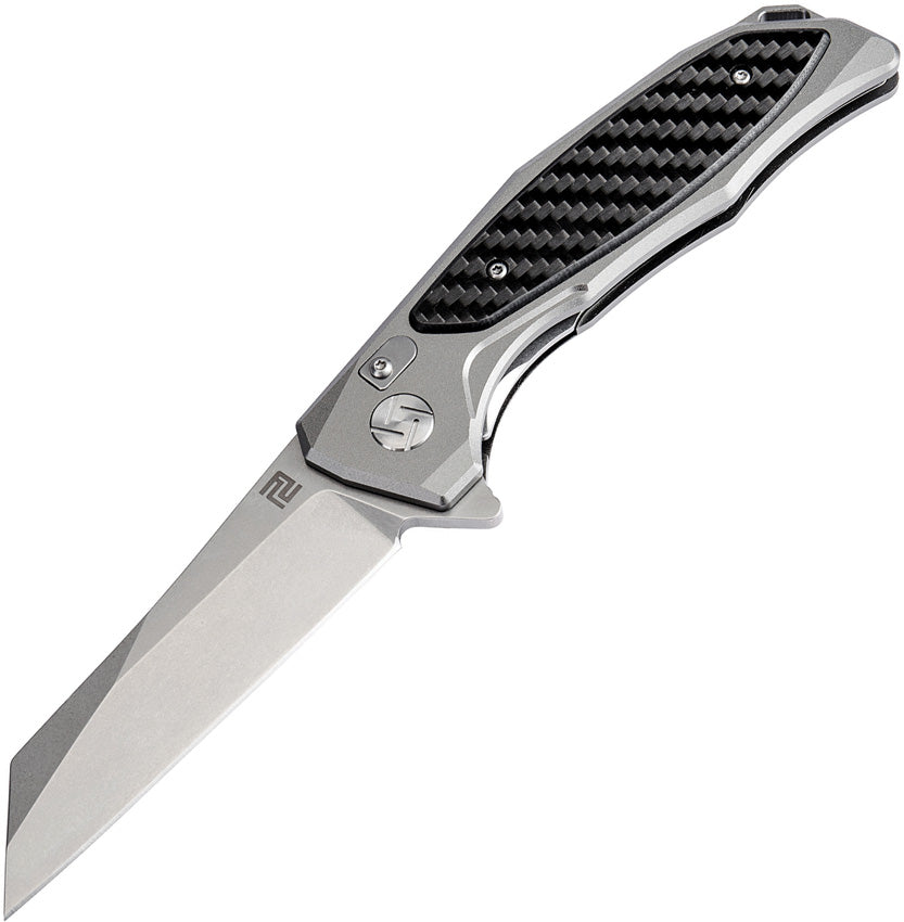 ATZ1809PGCF Megahawk Linerlock Gray CF D2