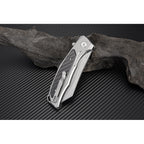 ATZ1809PGCF Megahawk Linerlock Gray CF D2