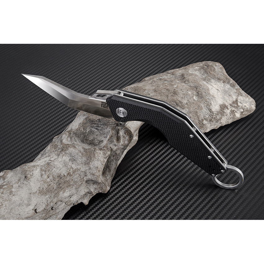 ATZ1811PBKF Cobra Linerlock Black D2