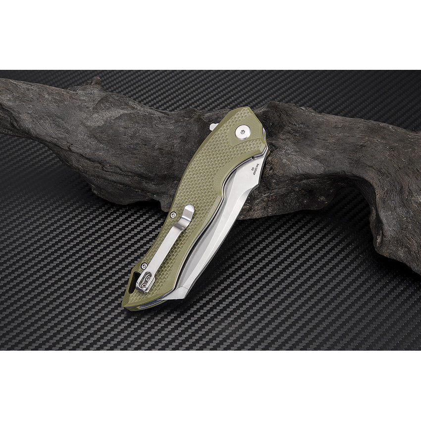 ATZ1816PGNF Eagle Linerlock Green D2