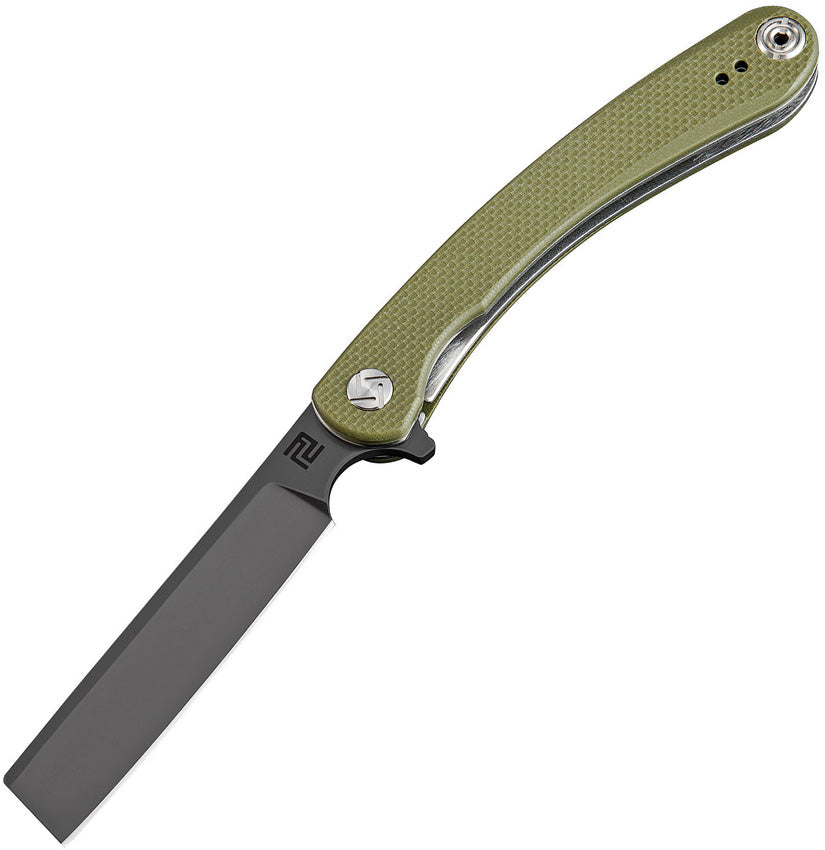 ATZ1817PSBGNF Sm Orthodox Linerlock D2 Grn