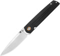 ATZ1849PBK Sirius Linerlock Black G10
