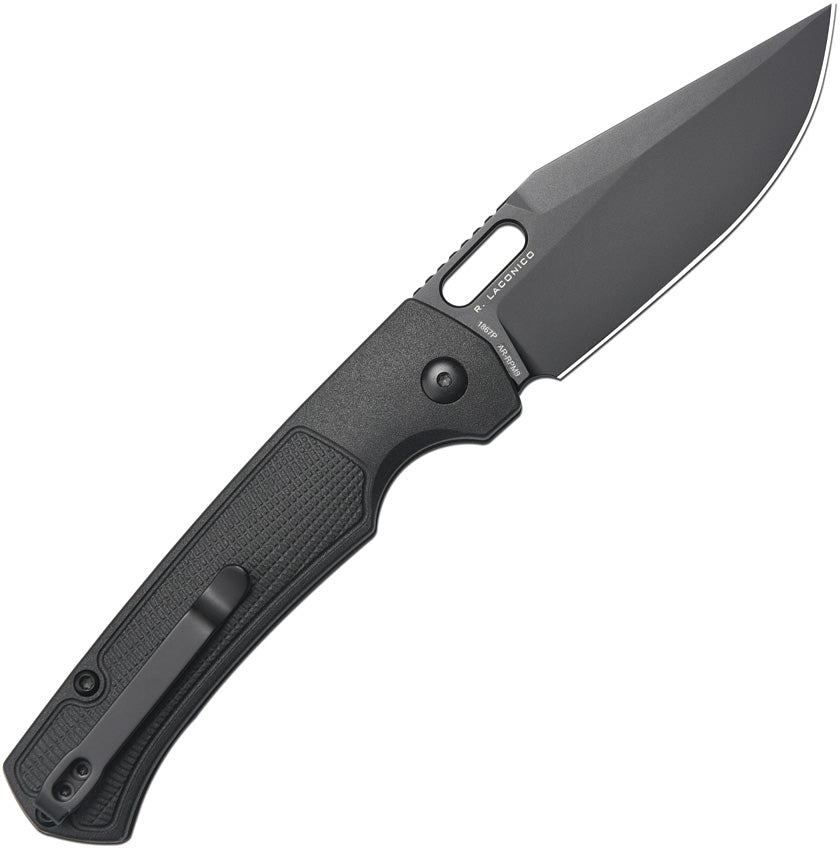 ATZ1867PBBK Revel Button Lock Black FRN