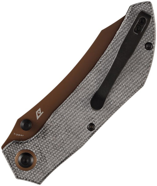 B1079A1 Tenable Knives Tipper Linerlock Blk Mic