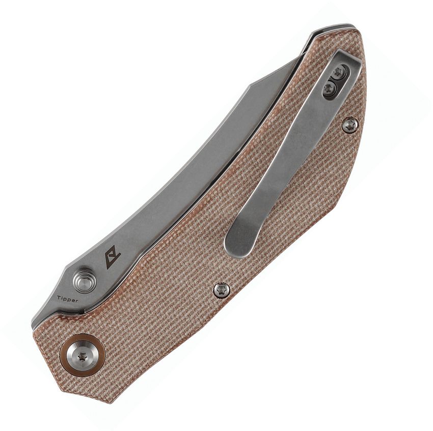 B1079A3 Tenable Knives Tipper Linerlock Brn Mic