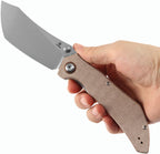 B1079A3 Tenable Knives Tipper Linerlock Brn Mic