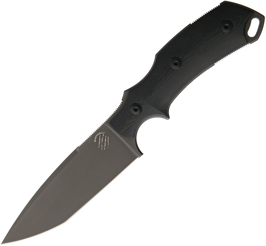 BAS04V2 RED V2 Fixed Blade Black PVD