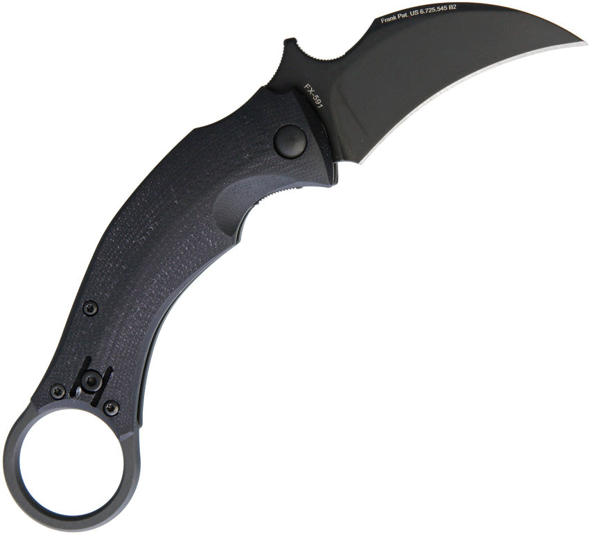 BAS210B Black Bird Folder Black