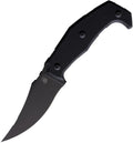 BAS268: Bastinelli Creations Mood fixed blade, black G10 handle, 3.5" black PVD MagnaCut blade