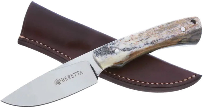 BE88598 Hunter Knife Giraffe Bone
