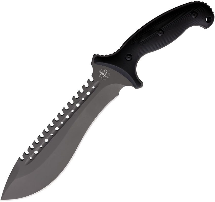 BG025 Bolo Fixed Blade Gray