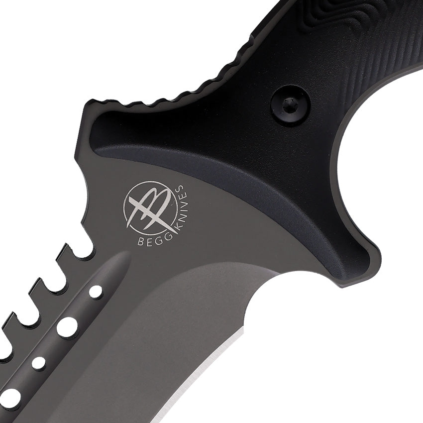 BG025 Bolo Fixed Blade Gray