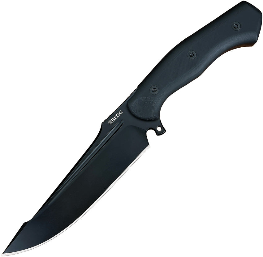 BG047 Alligator Fixed Blade Black