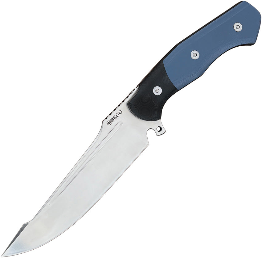 BG051 Alligator Fixed Blade Blue