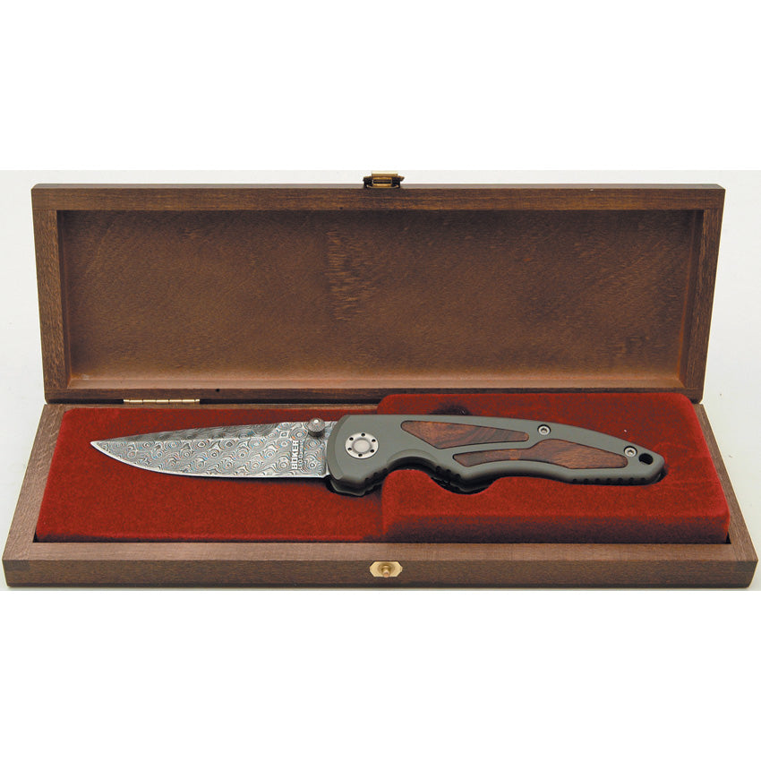 BO110084DAM Damascus Linerlock