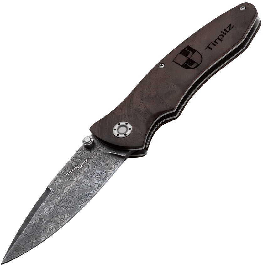 BO110192DAM Tirpitz Linerlock Walnut