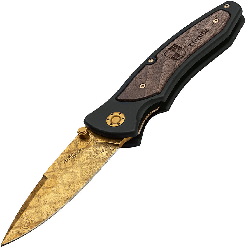 BO110194DAM Tirpitz Linerlock Damascus