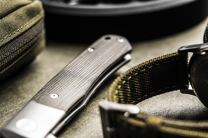 BO112943 TRPPR Framelock Micarta