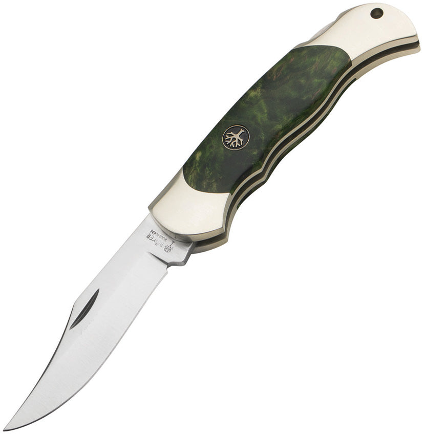 BO118118 Boy Scout Lockback Green