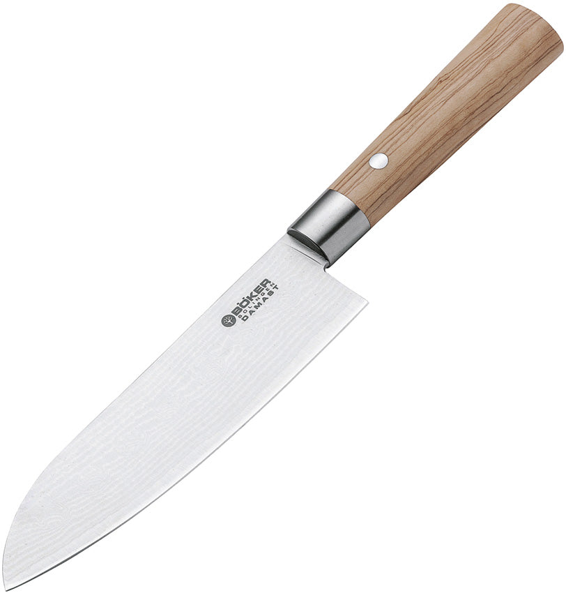 BO130437DAM Santoku Olive Damaste