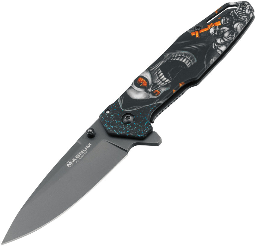 BOM01MB230 Screaming Skull Framelock
