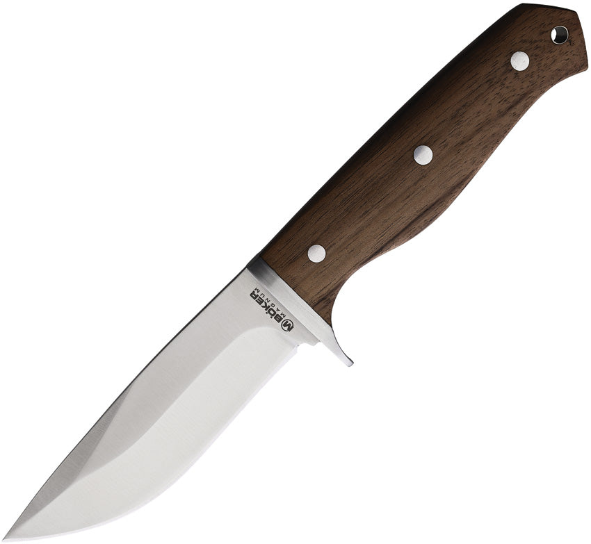BOM02SC338 Drop Fixed Blade Walnut