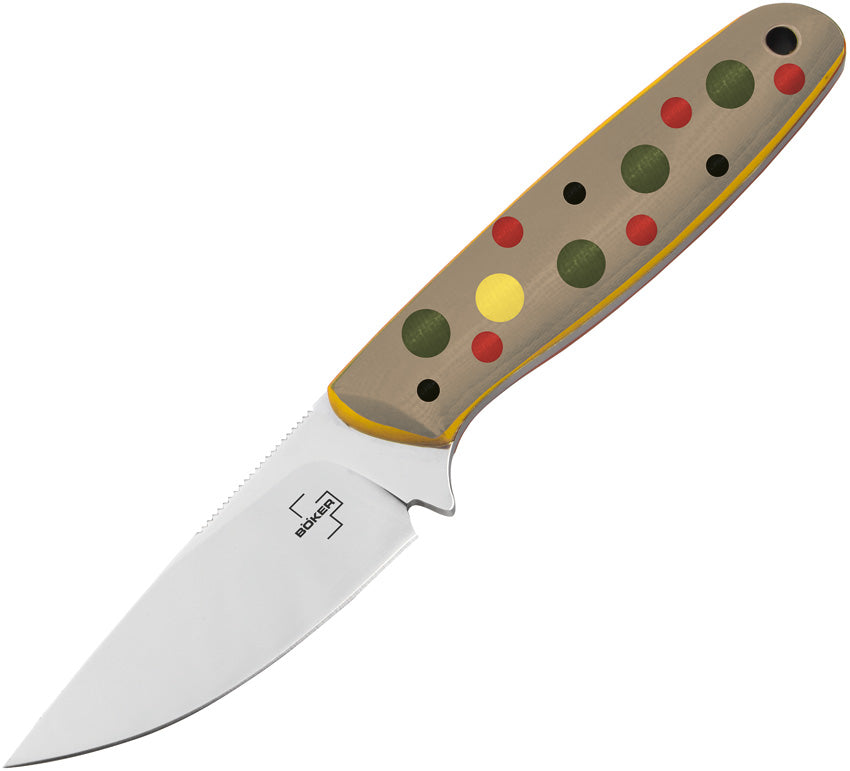 BOP02BO067 Brown Trout Fixed Blade