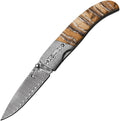 BR0242 Damascus Linerlock Mammoth