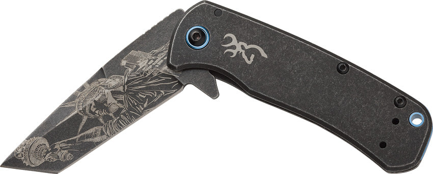 BR0459B Patriot Framelock Tanto