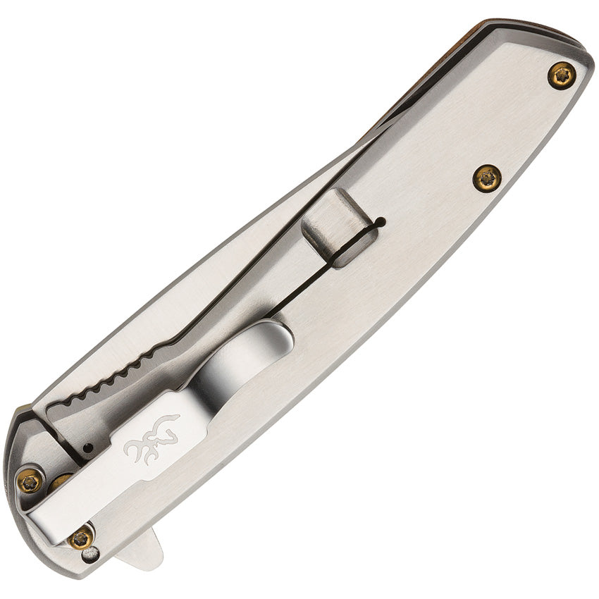 BR0470 Nine Mile Framelock A/O Burl