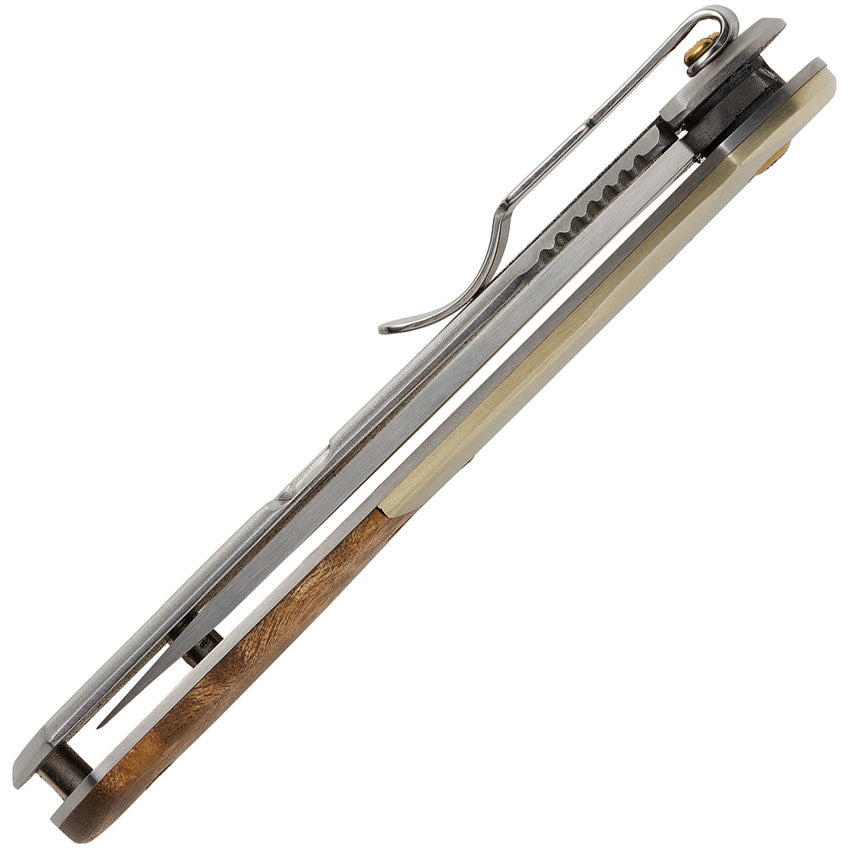 BR0470 Nine Mile Framelock A/O Burl