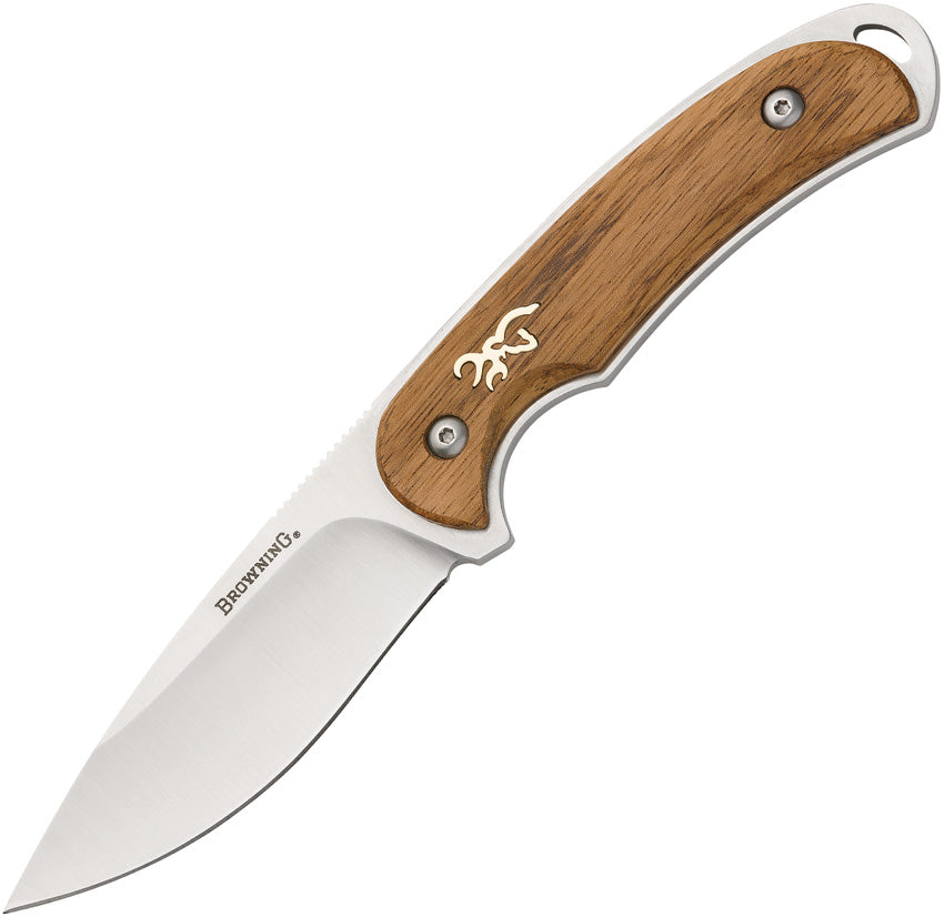 BR0490 Fixed Blade Zebra Wood