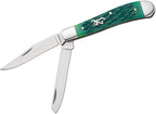 BR0540B Trapper Green Jigged Bone