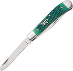 BR0540B Trapper Green Jigged Bone