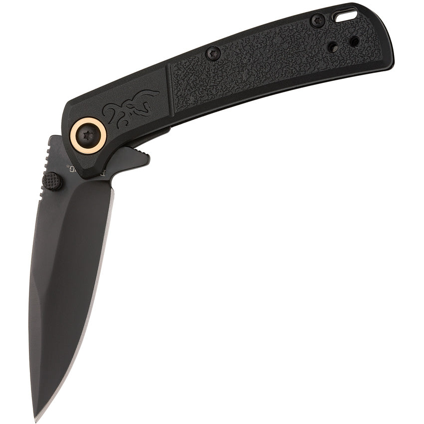 BR0541B Buckmark Slim Linerlock Black