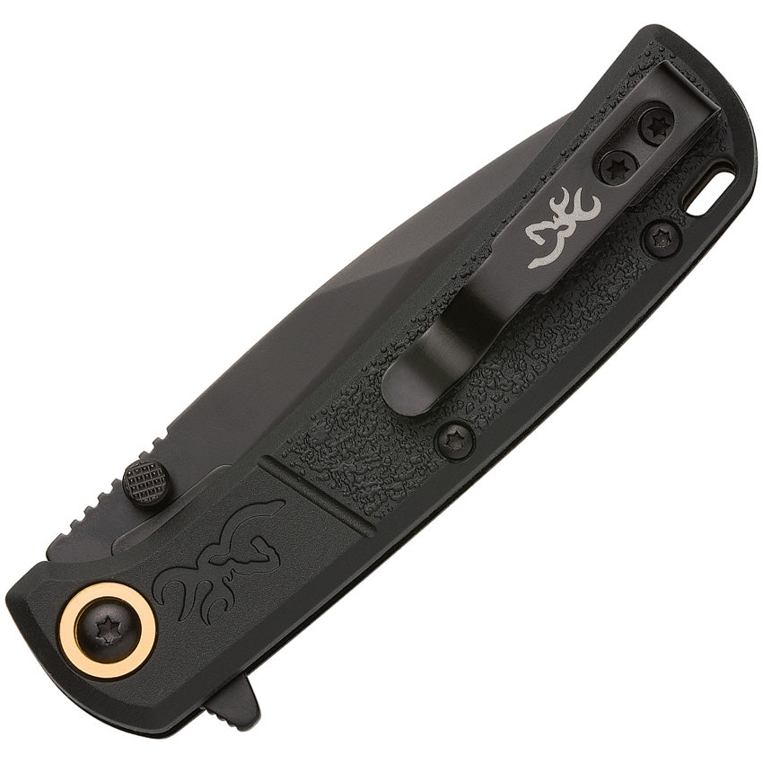 BR0541B Buckmark Slim Linerlock Black