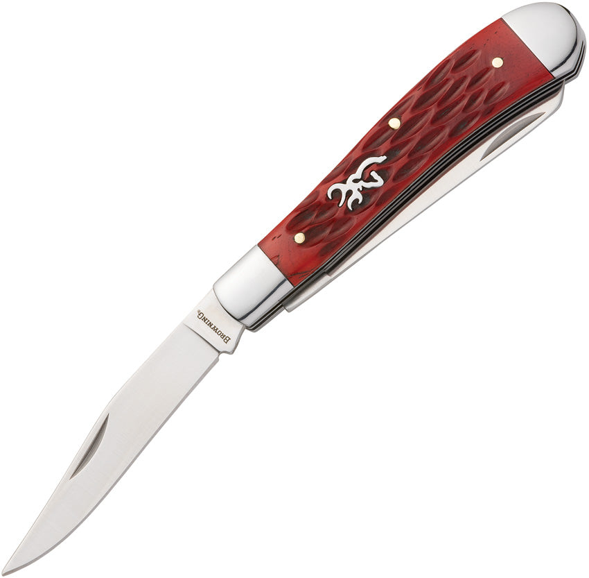 BR0547B Trapper Red Jigged Bone