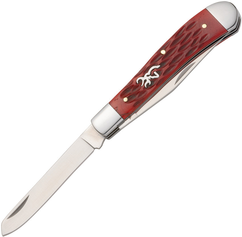 BR0547B Trapper Red Jigged Bone